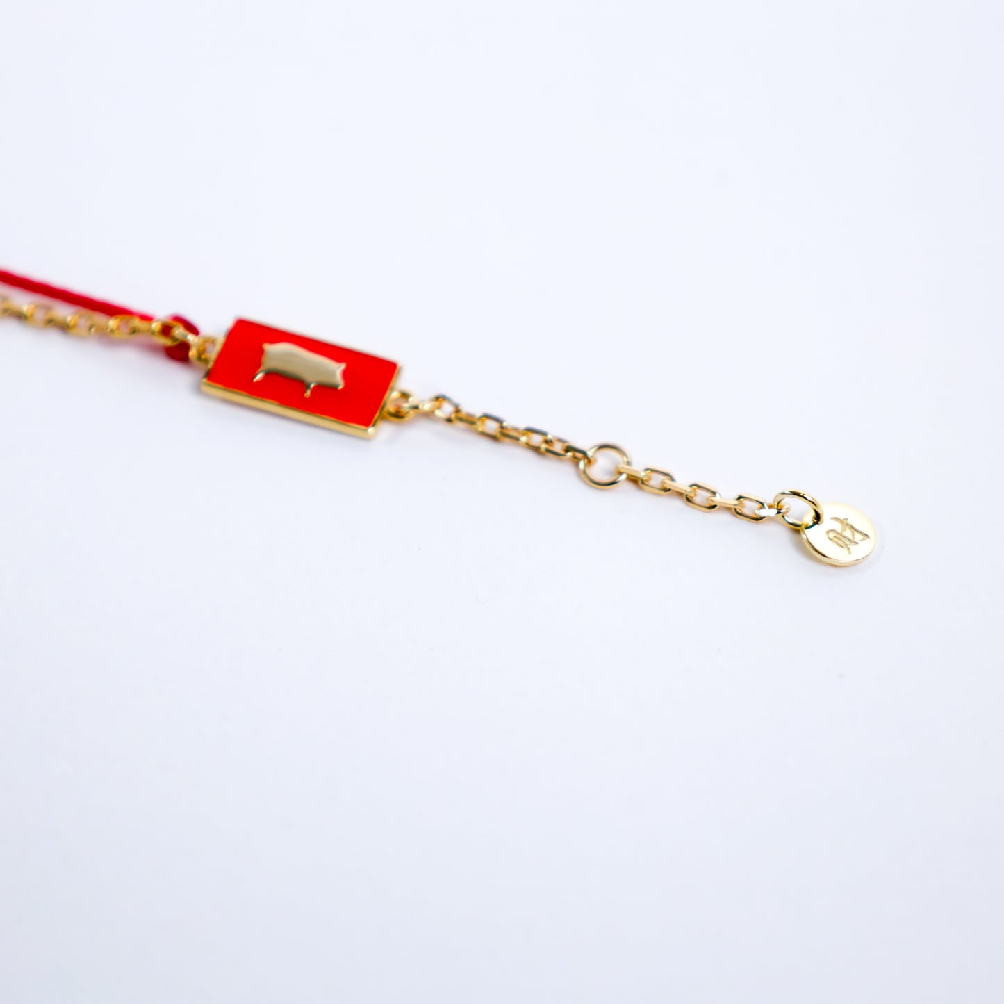 Pig Red String Good Luck Bracelet