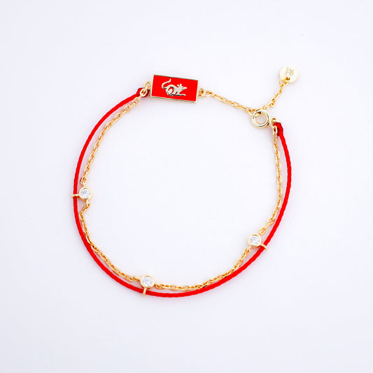 Rat Red String Good Luck Bracelet