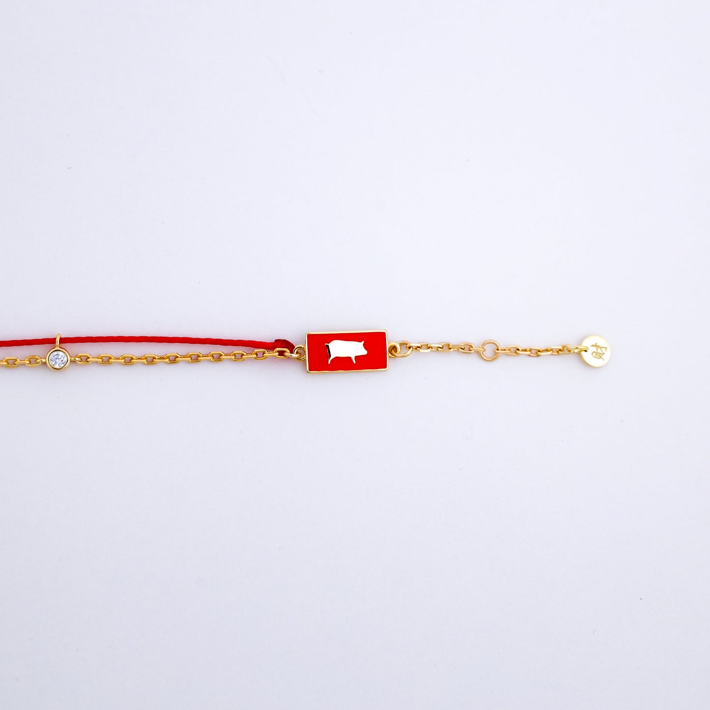 Pig Red String Good Luck Bracelet