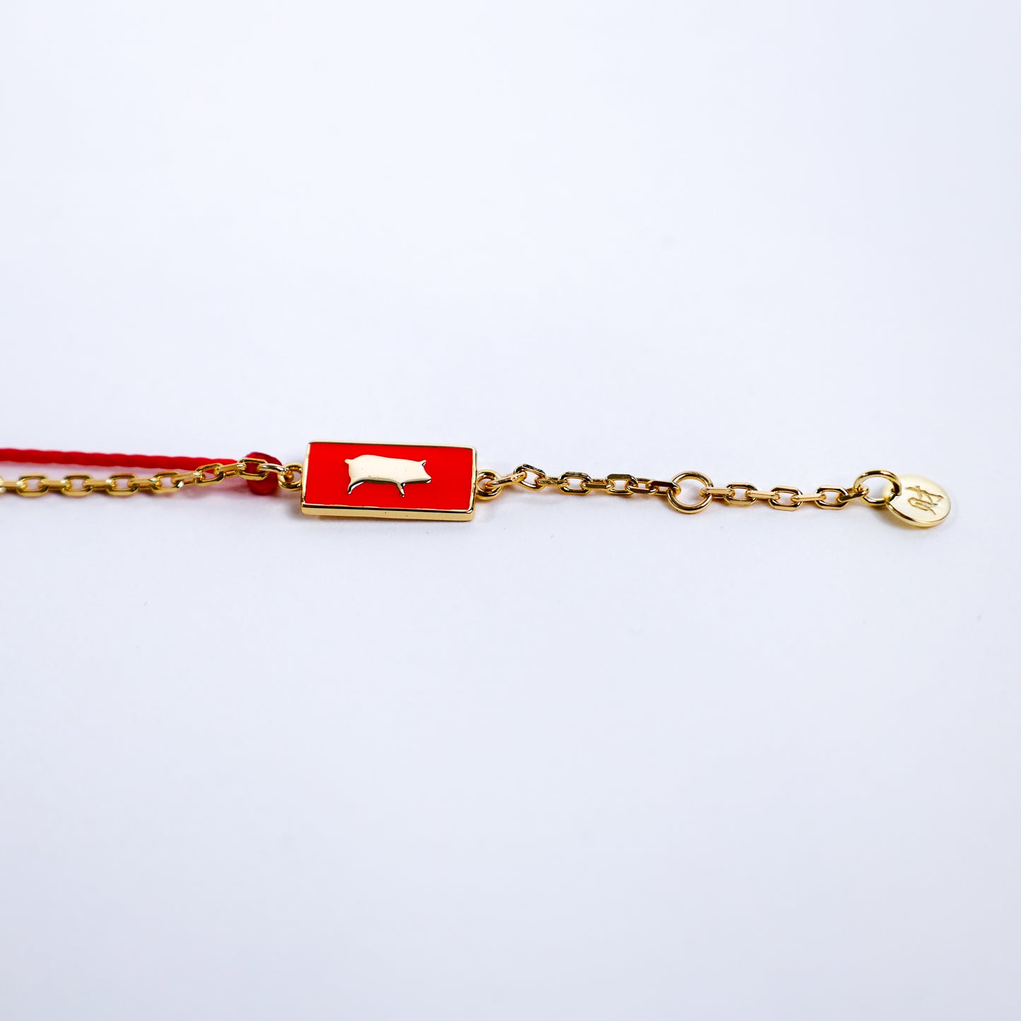 Pig Red String Good Luck Bracelet