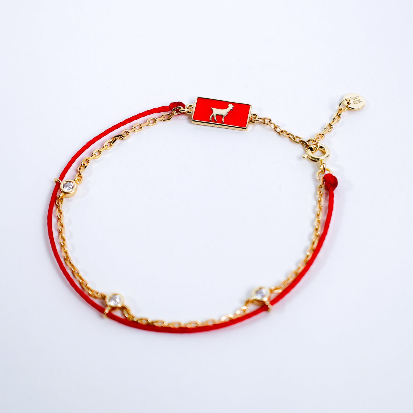 Goat Red String Good Luck Bracelet
