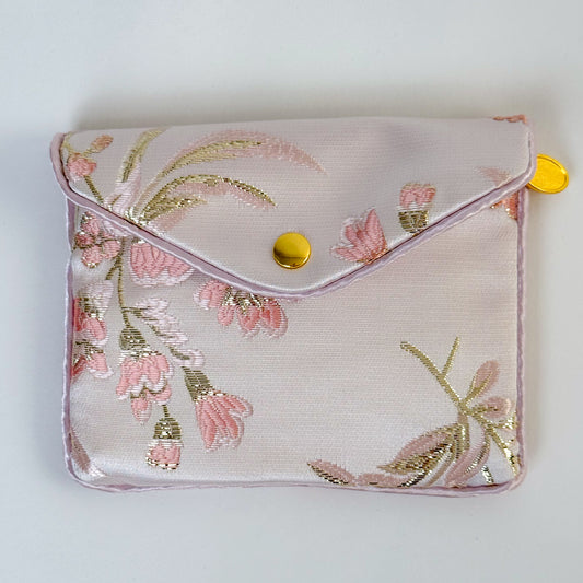 Limited Edition Pocket of Prosperity Pouch (Pink Satin)