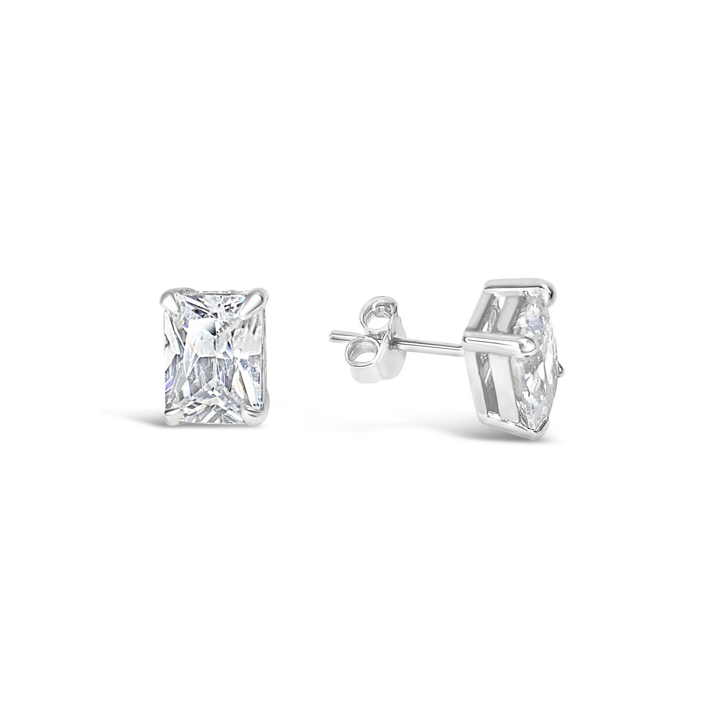 White Gold BOSS Stunning Studs Earrings