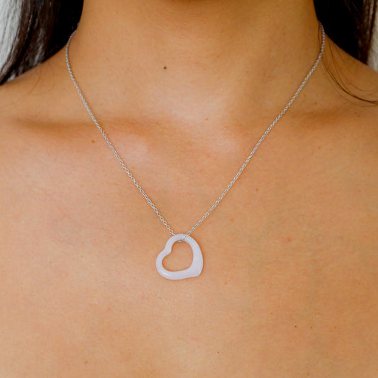 Love & Grace Necklace - Silver + Lavender Jade (Limited Edition)