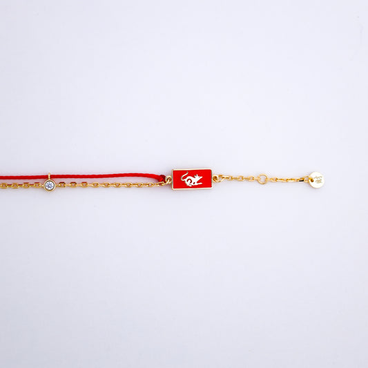 Rat Red String Good Luck Bracelet