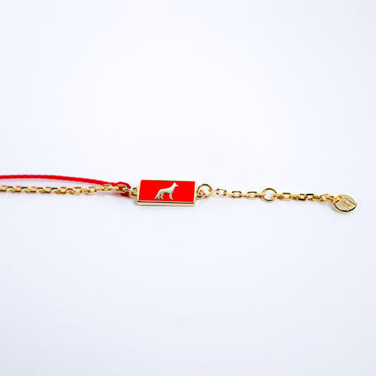 Dog Red String Good Luck Bracelet