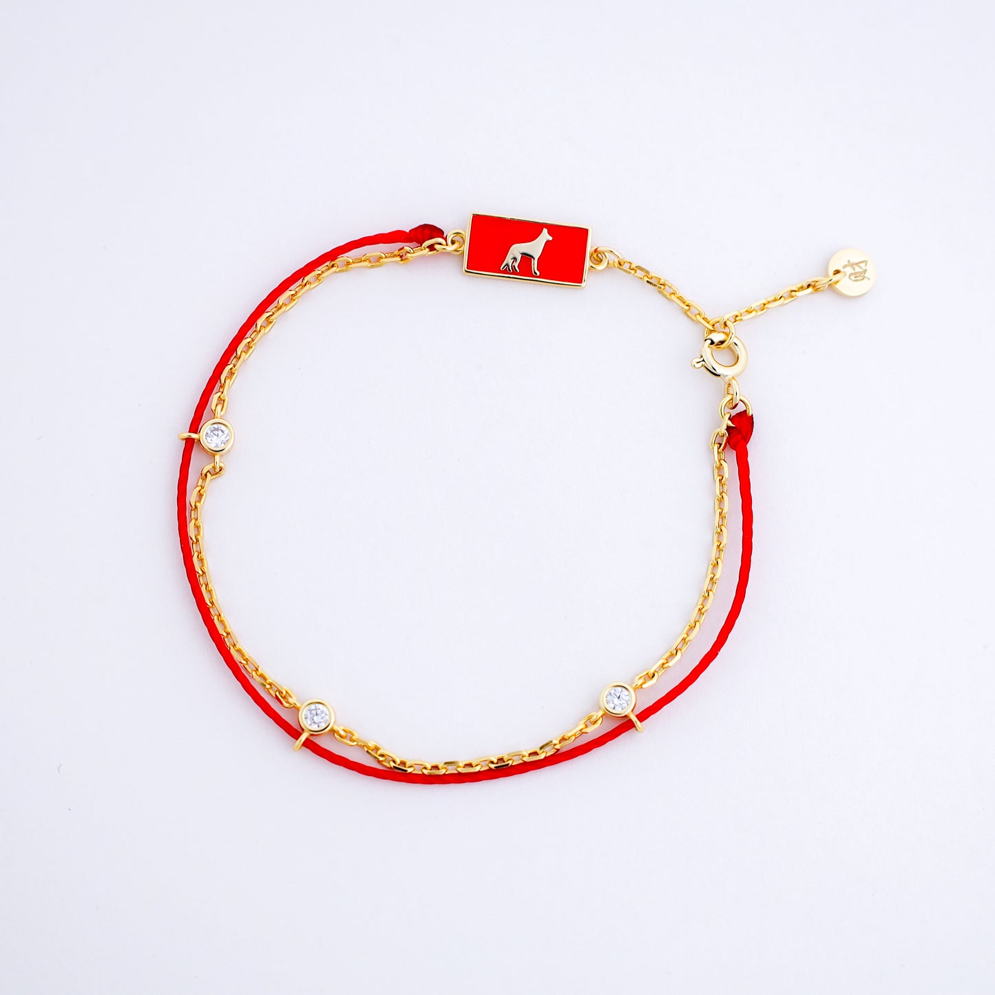 Dog Red String Good Luck Bracelet