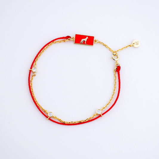 Dog Red String Good Luck Bracelet
