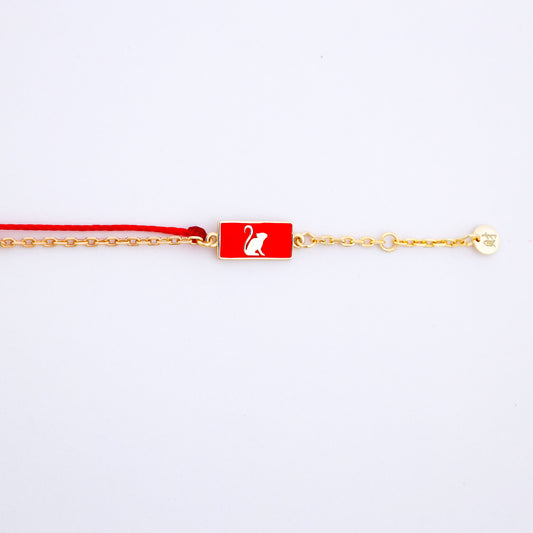 Monkey Red String Good Luck Bracelet