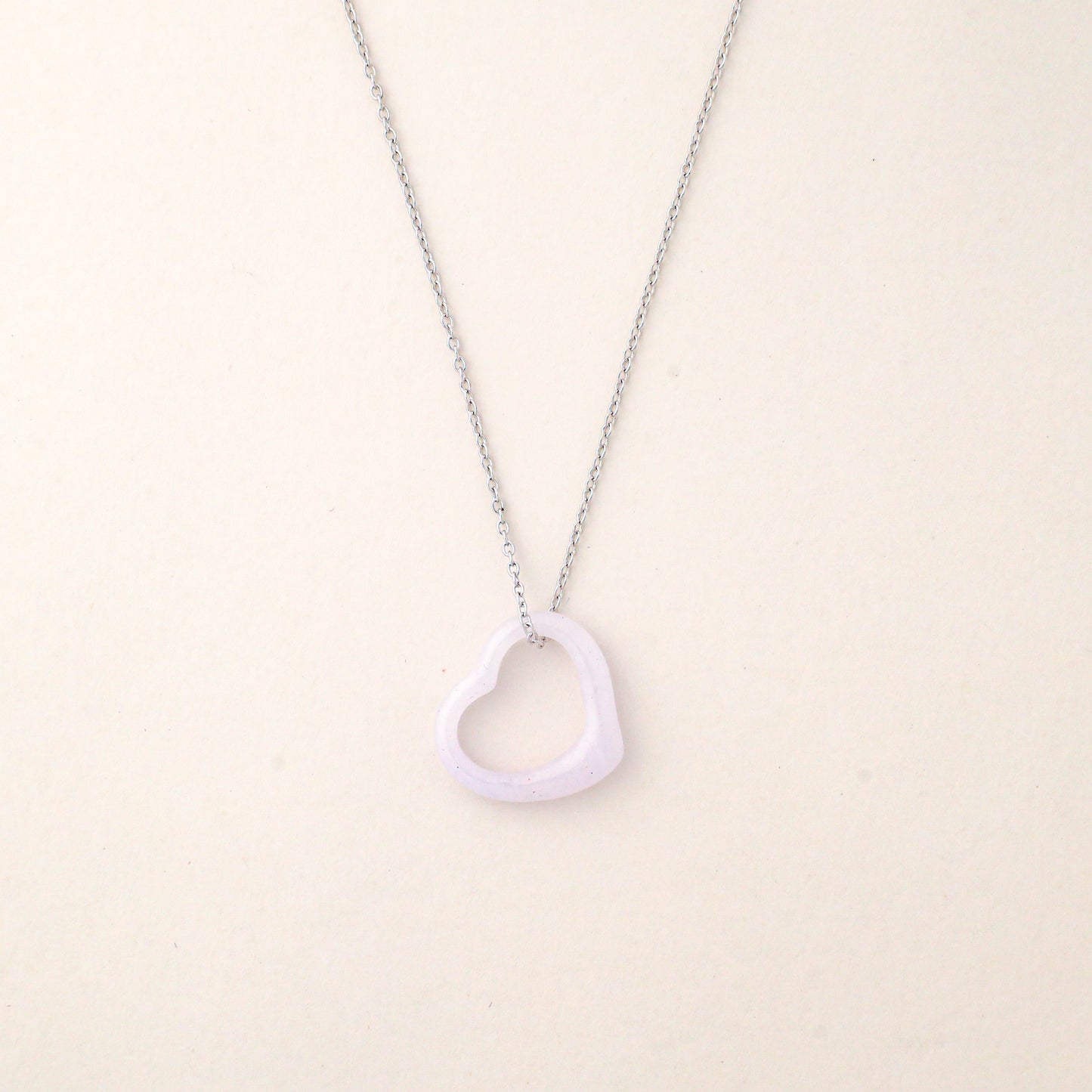 Love & Grace Necklace - Silver + Lavender Jade (Limited Edition)