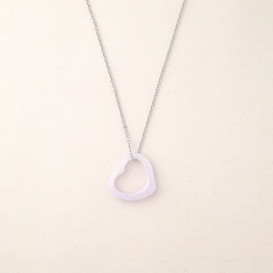 Love & Grace Necklace - Silver + Lavender Jade (Limited Edition)
