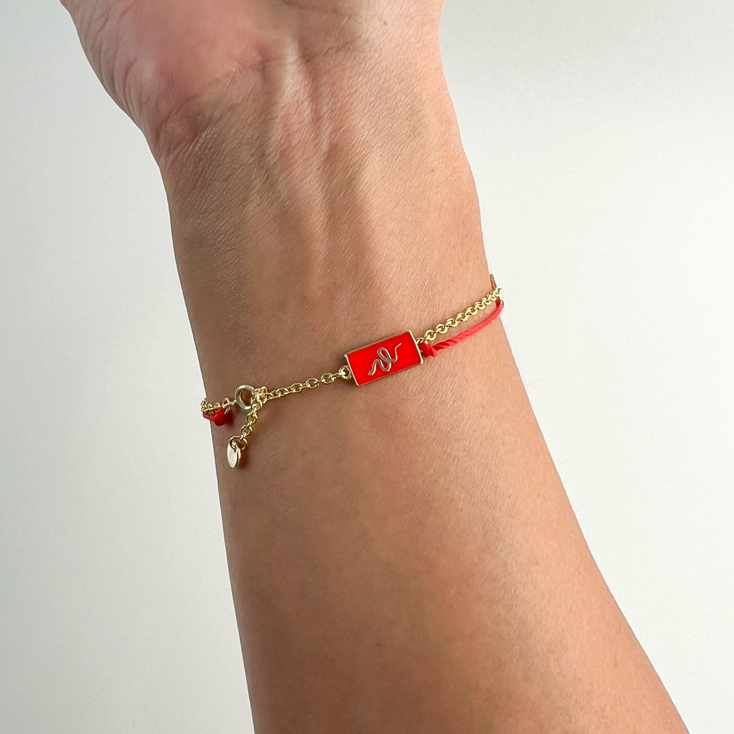 Snake Red String Good Luck Bracelet