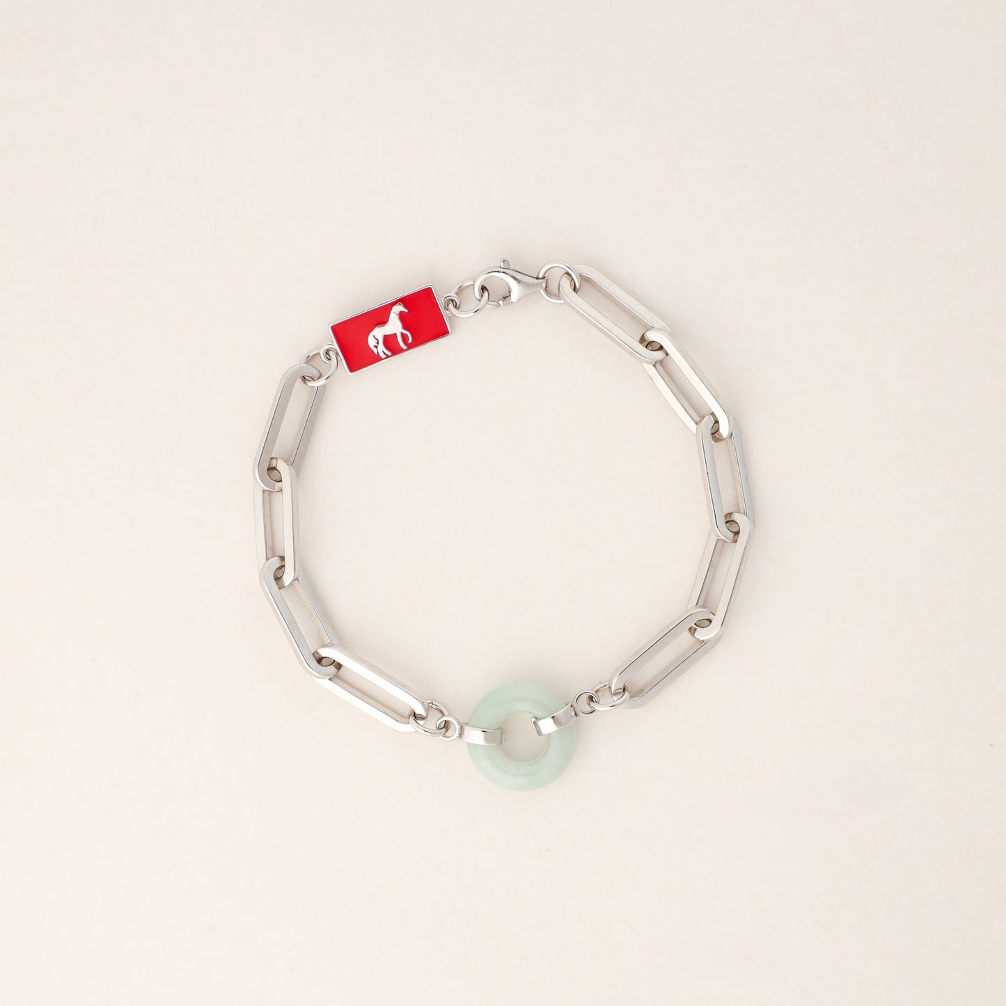 Silver Horse Happiness & Wealth Bracelet