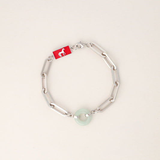 Silver Horse Happiness & Wealth Bracelet