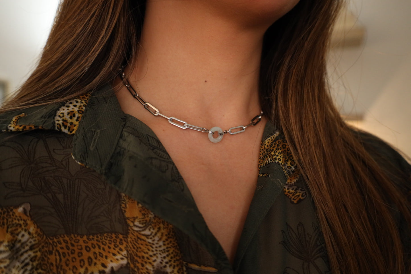 Silver Happiness & Wealth Necklace