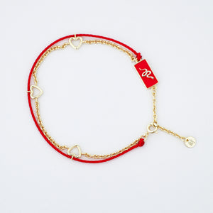 Snake Red String Good Luck Bracelet