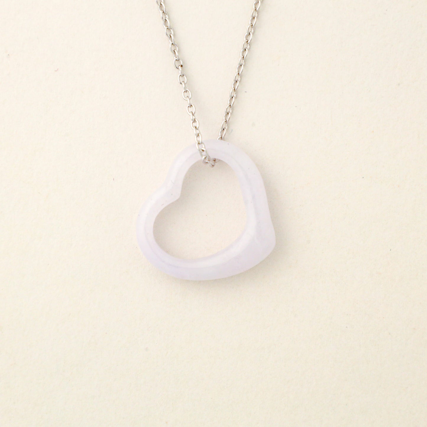 Love & Grace Necklace - Silver + Lavender Jade (Limited Edition)