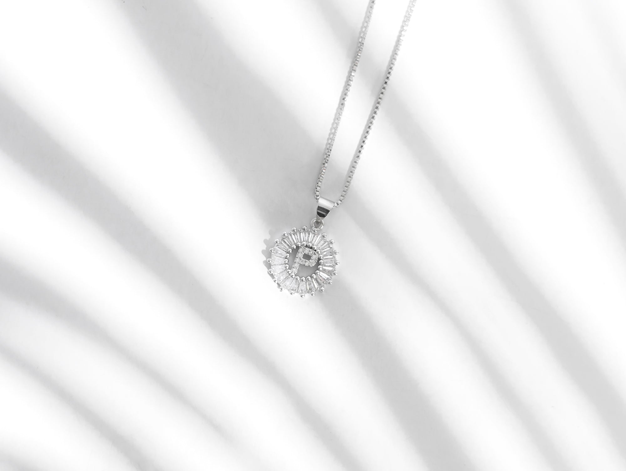 Modern Essentials - Micro Pavé Initial Necklace