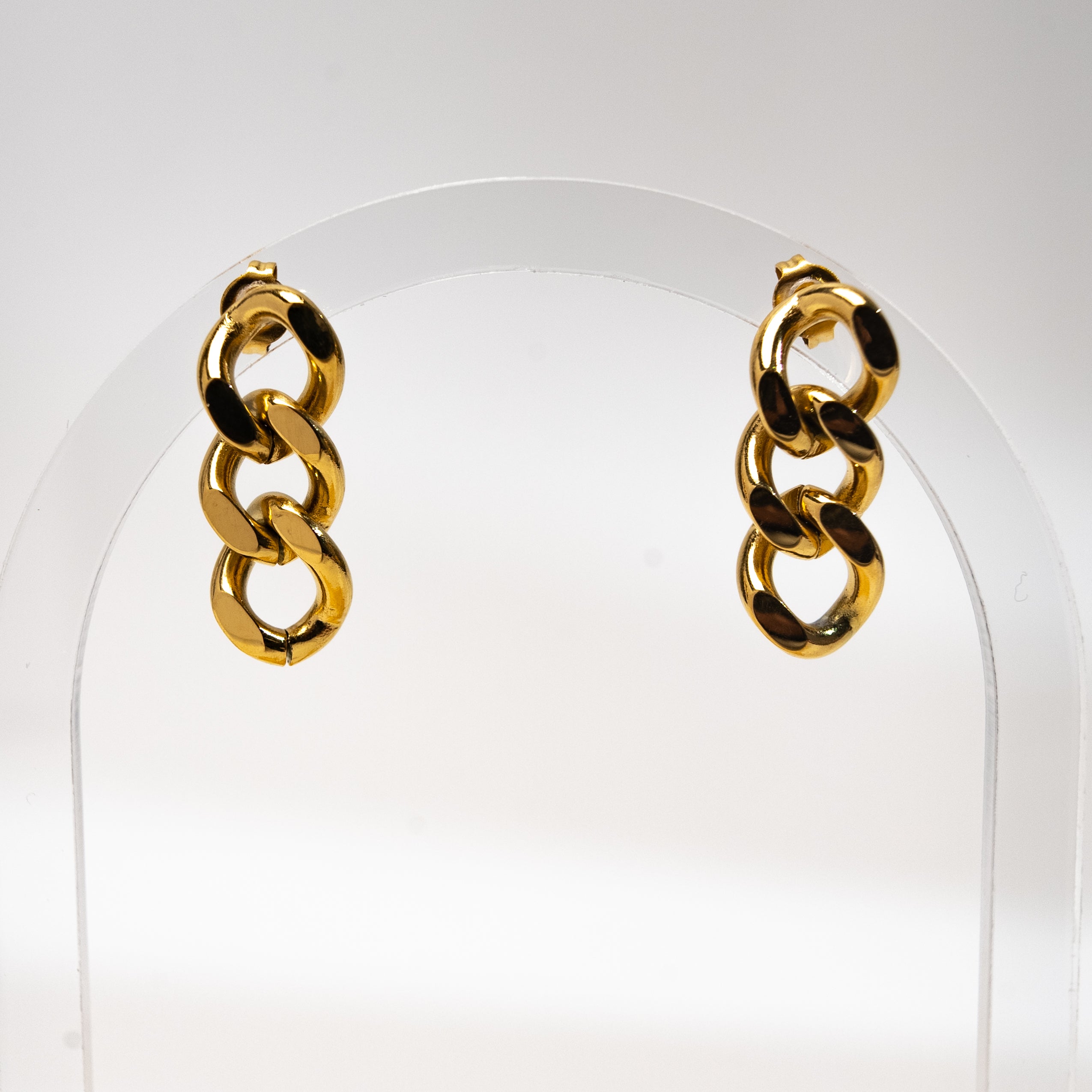 Minimalist Link Chain Earrings