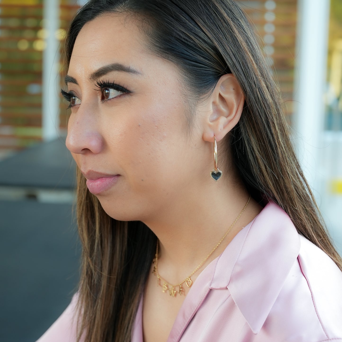 Self-Love Gold Hoop Earrings