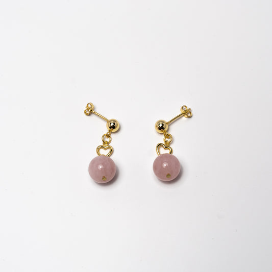 Glow Getter Rose Quartz Earrings