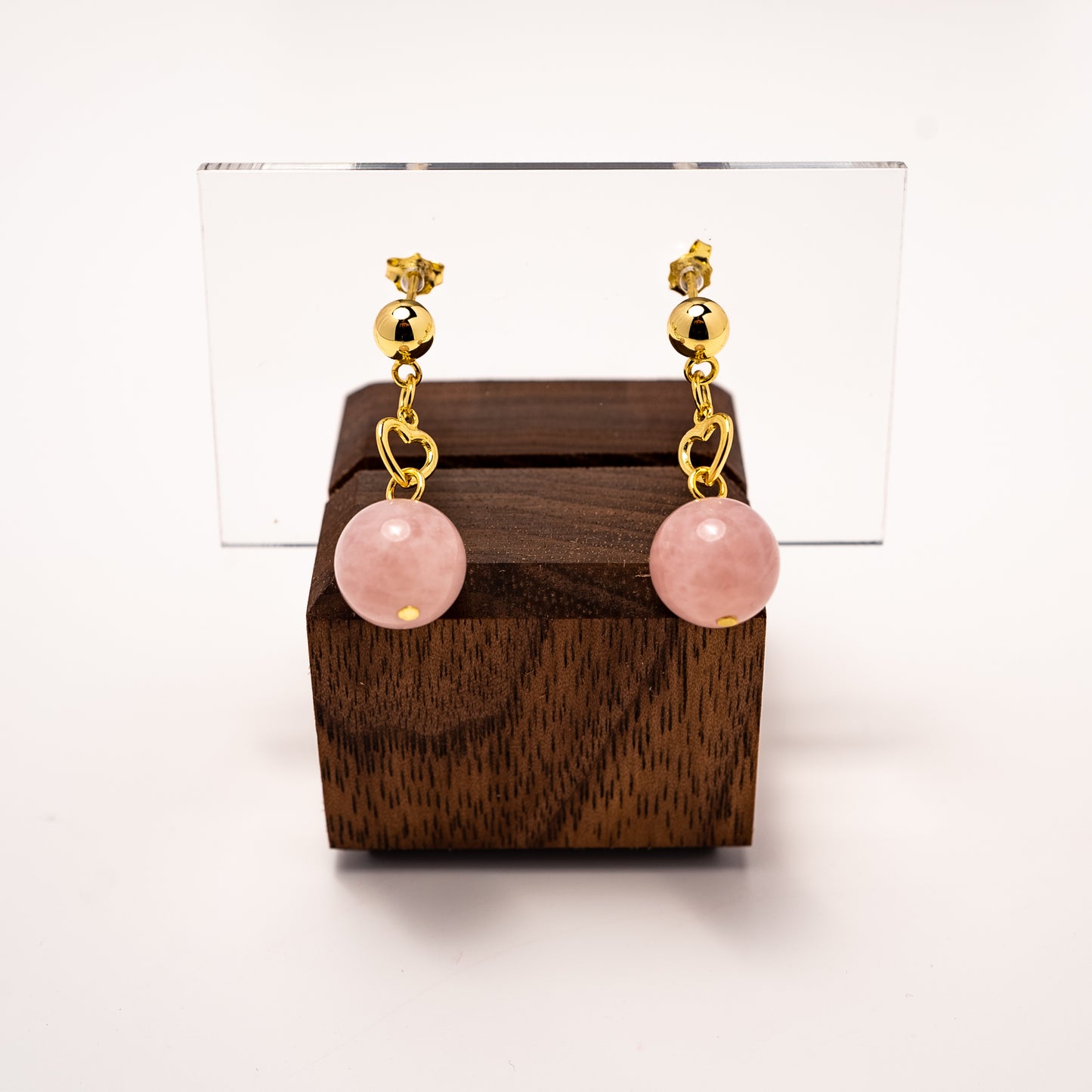 Glow Getter Rose Quartz Earrings