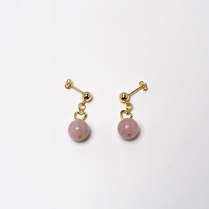 Glow Getter Rose Quartz Earrings