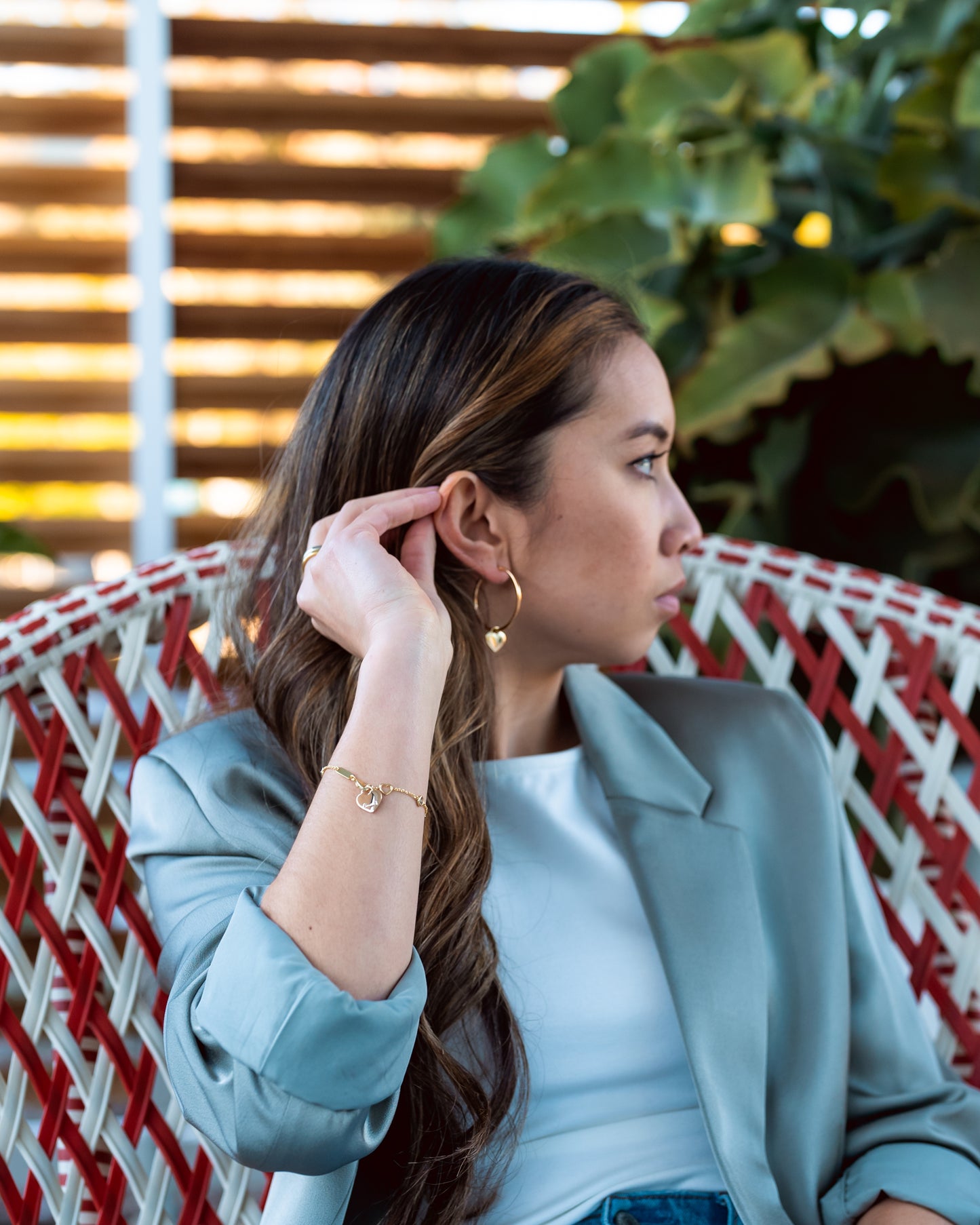 Self-Love Gold Hoop Earrings