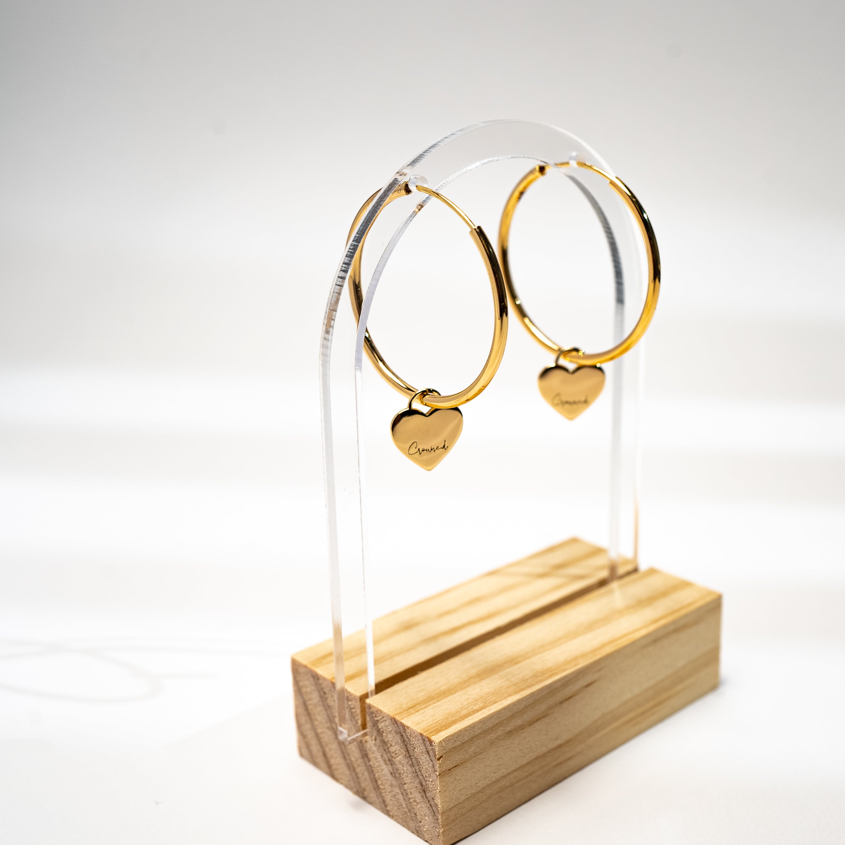 Self-Love Gold Hoop Earrings
