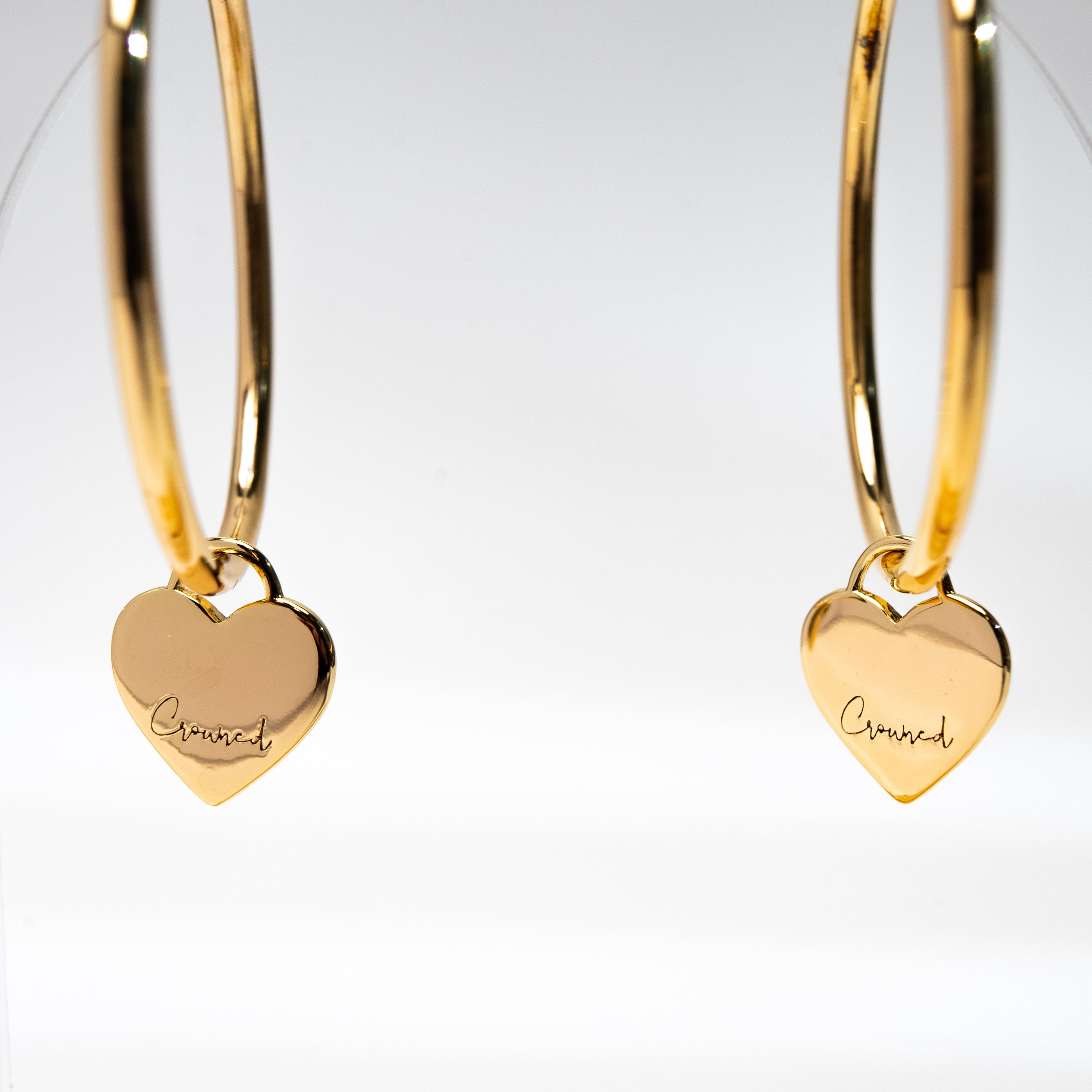 Self-Love Gold Hoop Earrings