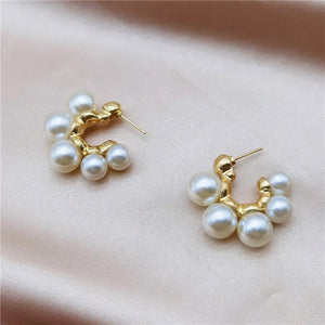 Haute Perle Hoops